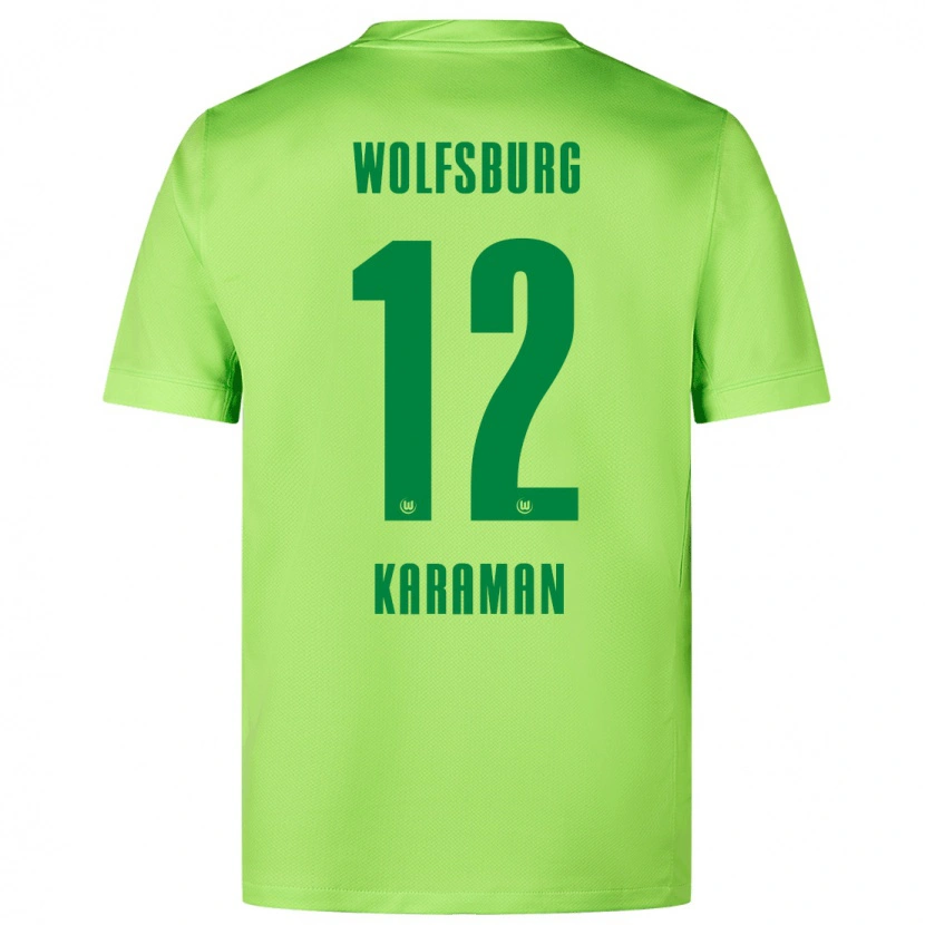 Danxen Niño Camiseta Tarik Karaman #12 Verde Fluorescente 1ª Equipación 2024/25 La Camisa México