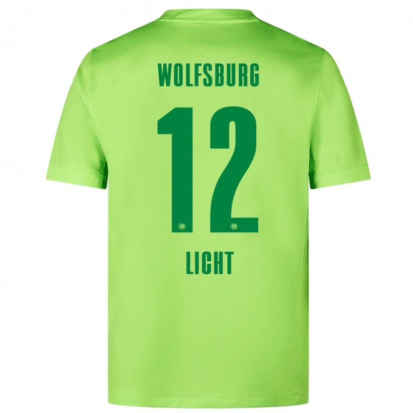 Danxen Niño Camiseta Philipp Licht #12 Verde Fluorescente 1ª Equipación 2024/25 La Camisa México