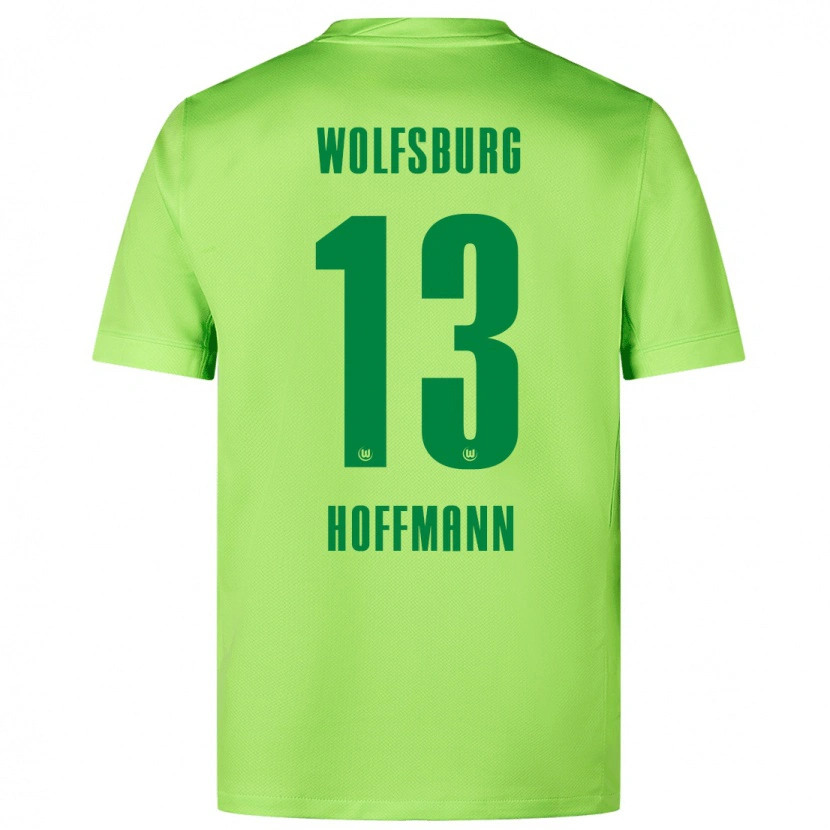 Danxen Niño Camiseta Nils Hoffmann #13 Verde Fluorescente 1ª Equipación 2024/25 La Camisa México