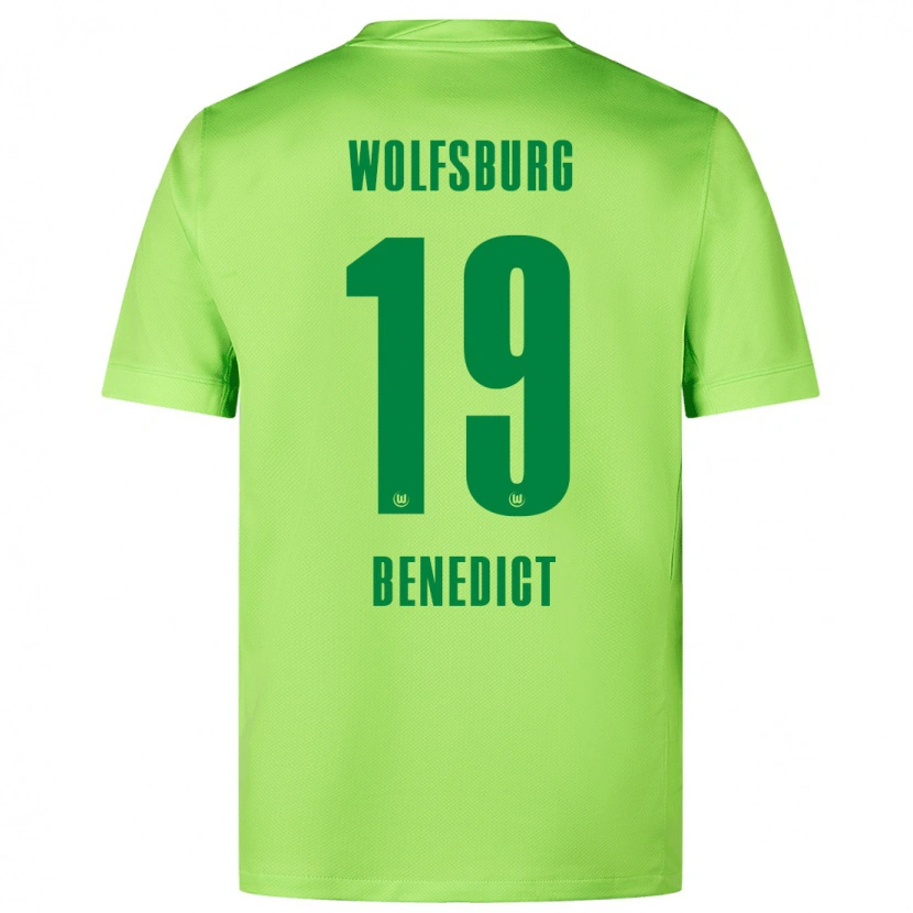 Danxen Niño Camiseta Trevor Benedict #19 Verde Fluorescente 1ª Equipación 2024/25 La Camisa México