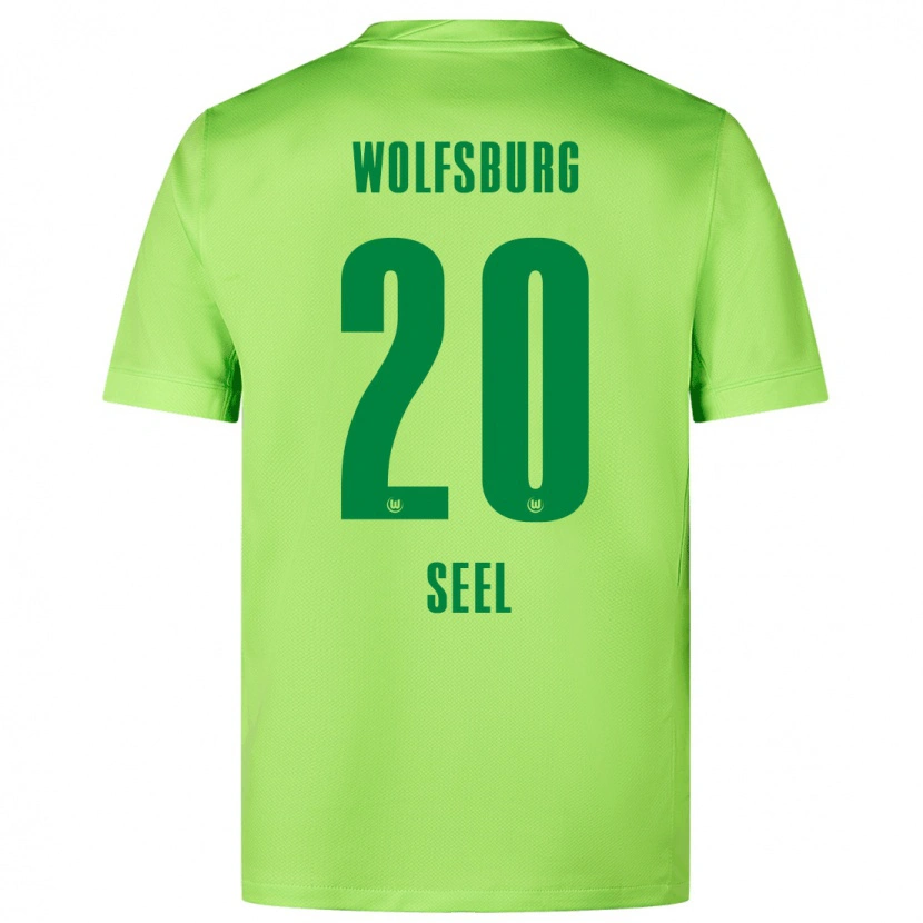Danxen Niño Camiseta William Seel #20 Verde Fluorescente 1ª Equipación 2024/25 La Camisa México
