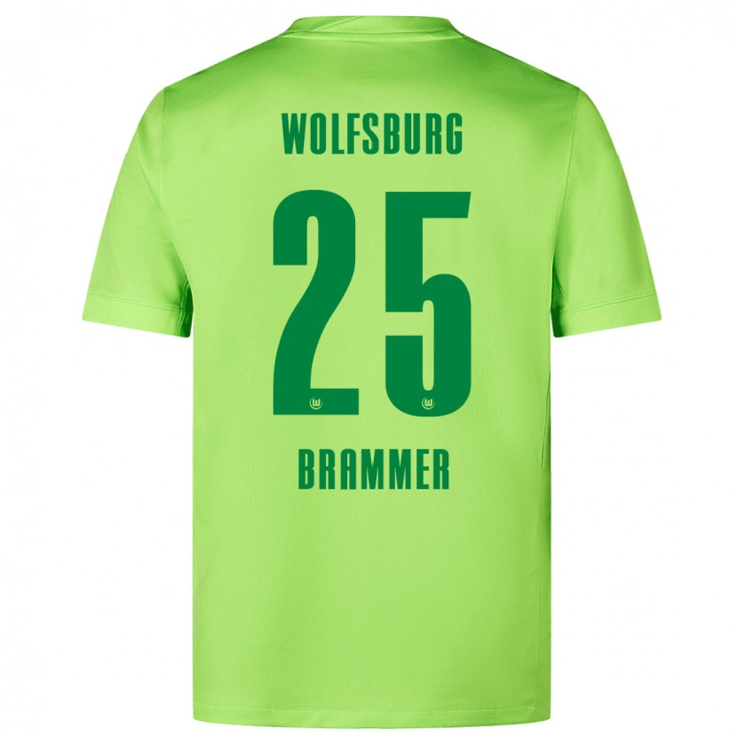 Danxen Niño Camiseta Ole Brammer #25 Verde Fluorescente 1ª Equipación 2024/25 La Camisa México