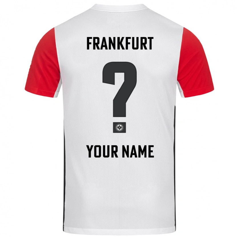 Danxen Niño Camiseta Su Nombre #0 Blanco Rojo 1ª Equipación 2024/25 La Camisa México