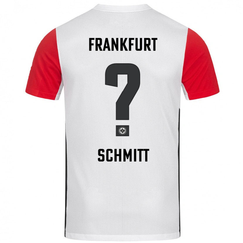 Danxen Niño Camiseta Jonathan Schmitt #0 Blanco Rojo 1ª Equipación 2024/25 La Camisa México