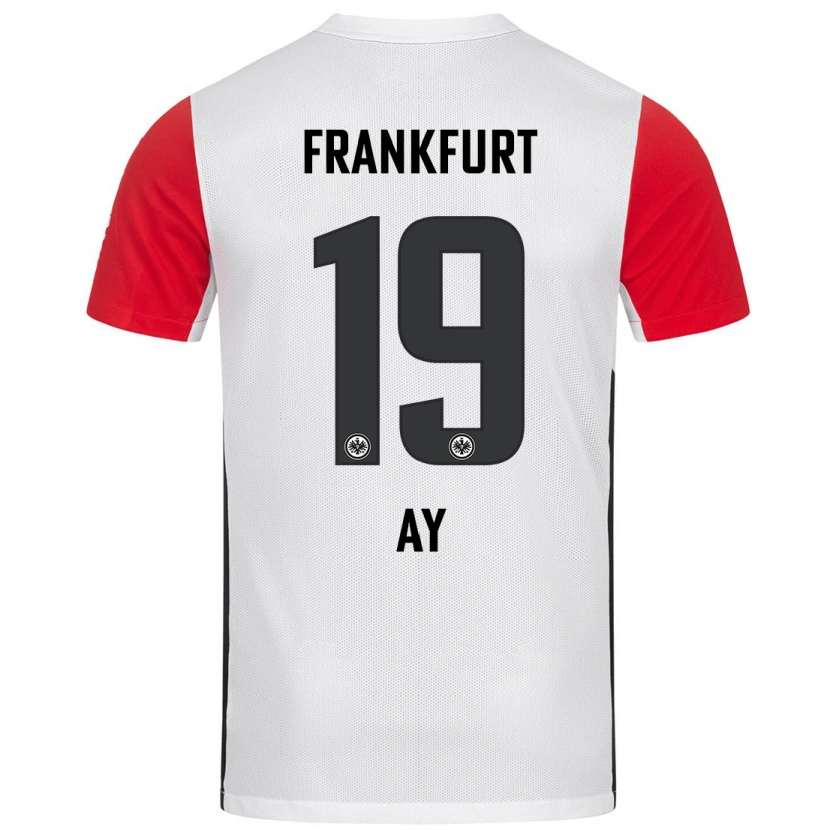 Danxen Niño Camiseta Ugur Ay #19 Blanco Rojo 1ª Equipación 2024/25 La Camisa México