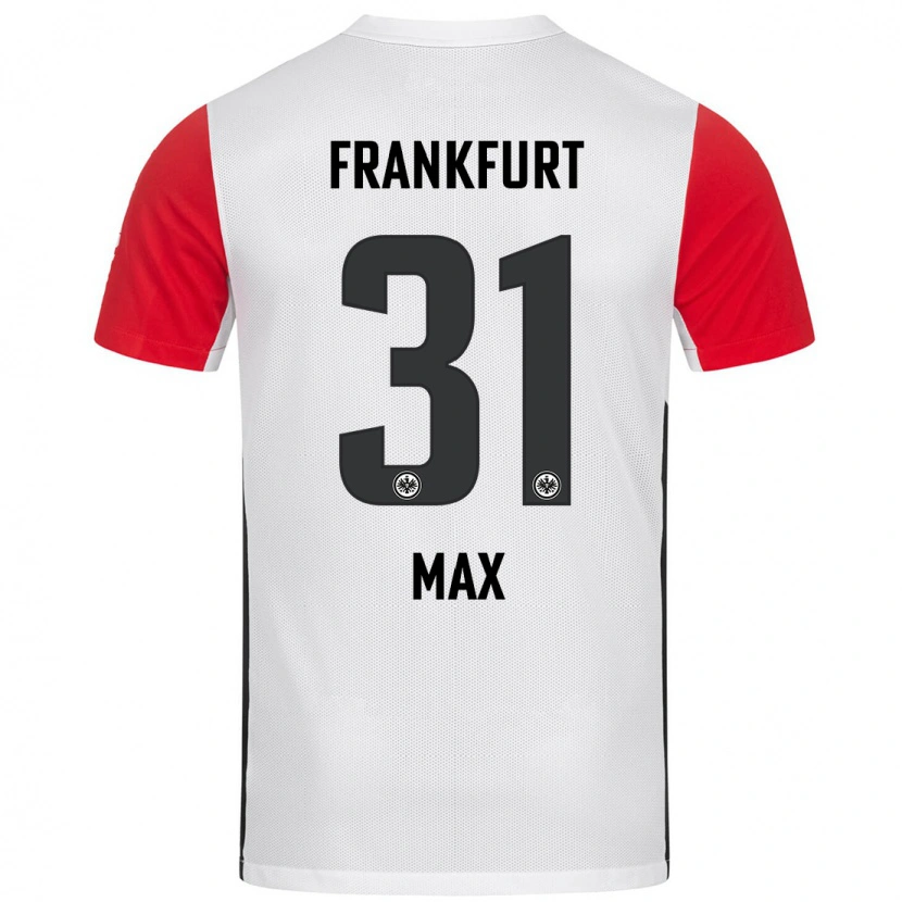 Danxen Niño Camiseta Philipp Max #31 Blanco Rojo 1ª Equipación 2024/25 La Camisa México
