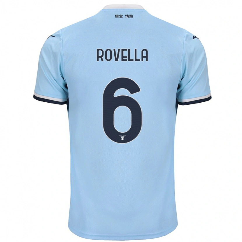 Danxen Niño Camiseta Nicolò Rovella #6 Azul 1ª Equipación 2024/25 La Camisa México