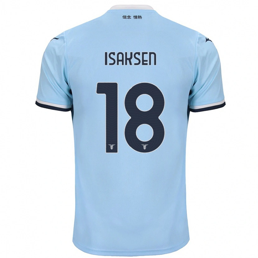 Danxen Niño Camiseta Gustav Isaksen #18 Azul 1ª Equipación 2024/25 La Camisa México