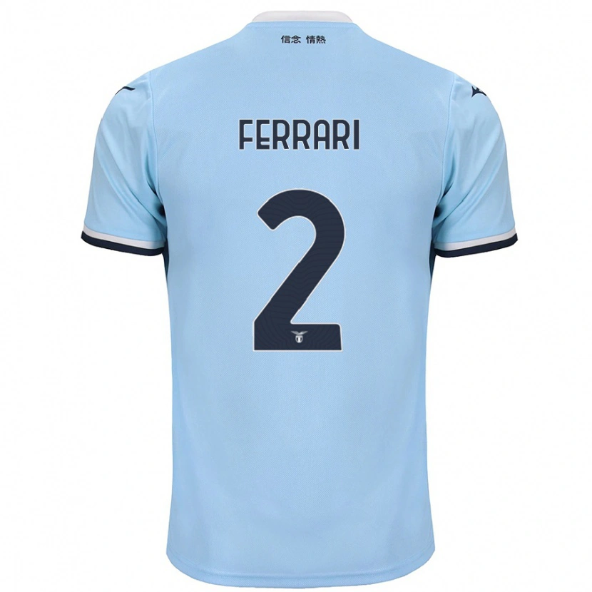 Danxen Niño Camiseta Lorenzo Ferrari #2 Azul 1ª Equipación 2024/25 La Camisa México