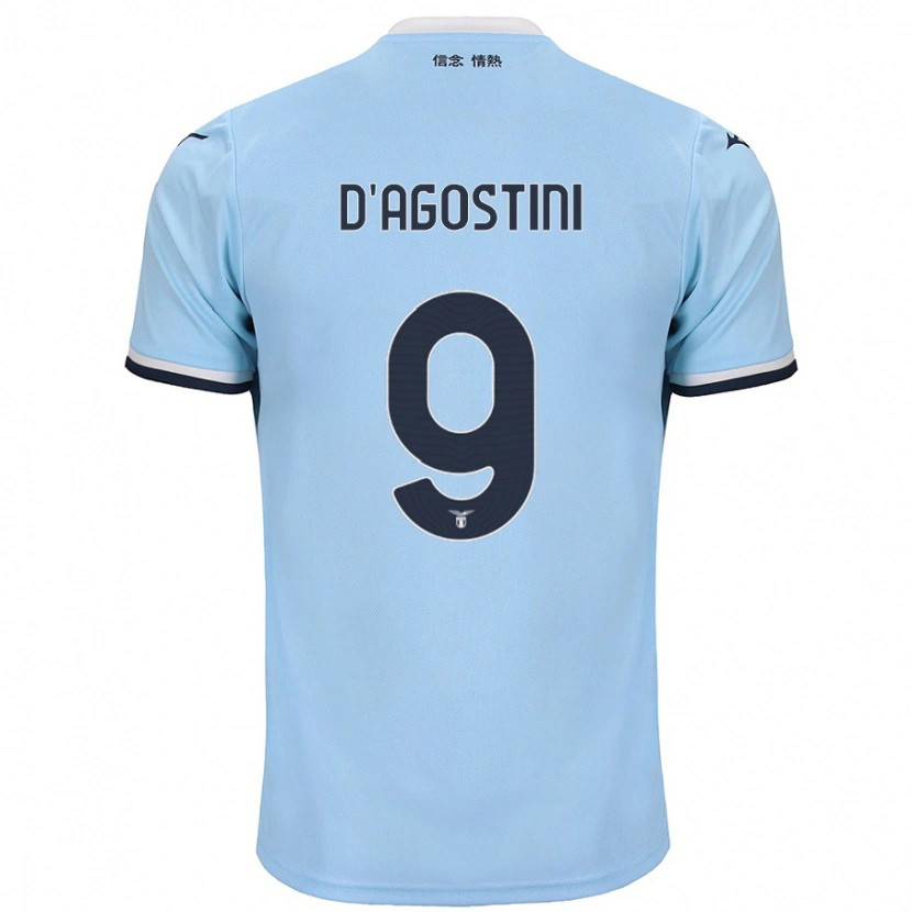 Danxen Niño Camiseta Lorenzo D'agostini #9 Azul 1ª Equipación 2024/25 La Camisa México