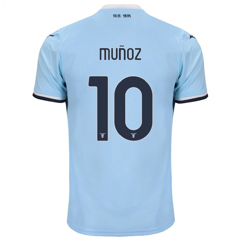 Danxen Niño Camiseta Cristo Muñoz #10 Azul 1ª Equipación 2024/25 La Camisa México