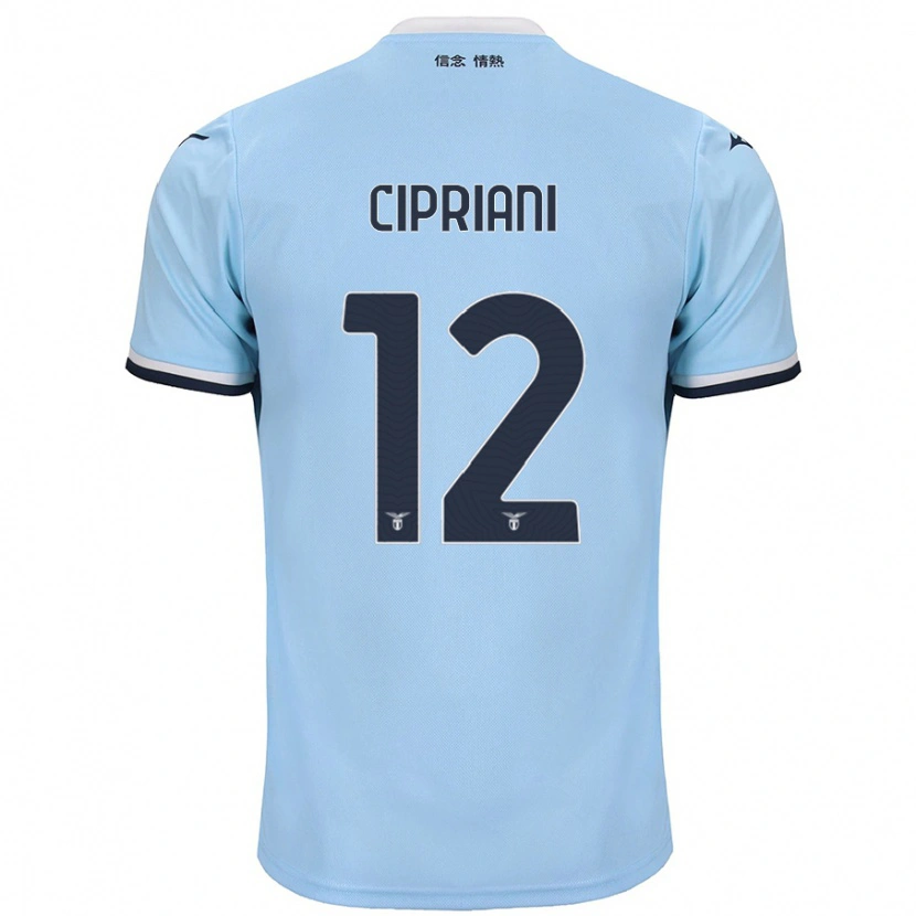 Danxen Niño Camiseta Alessio Cipriani #12 Azul 1ª Equipación 2024/25 La Camisa México