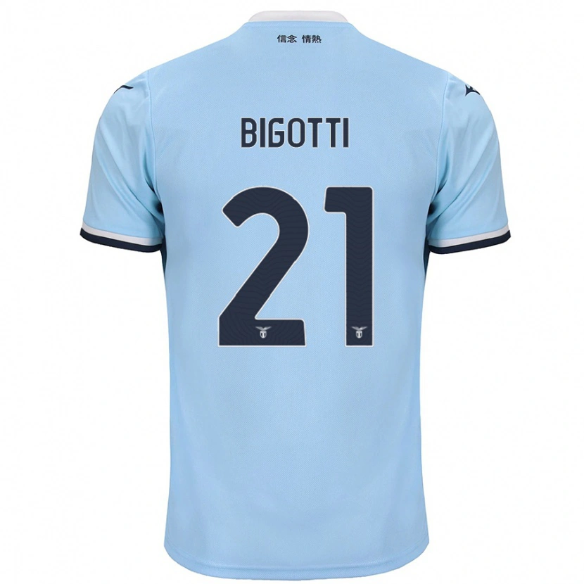 Danxen Niño Camiseta Massimo Bigotti #21 Azul 1ª Equipación 2024/25 La Camisa México