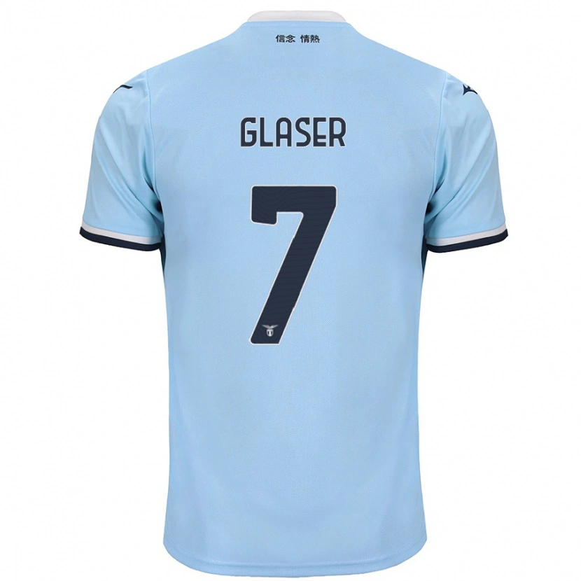 Danxen Niño Camiseta Julia Glaser #7 Azul 1ª Equipación 2024/25 La Camisa México