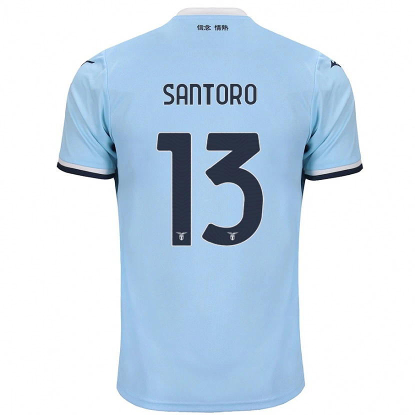 Danxen Niño Camiseta Martina Santoro #13 Azul 1ª Equipación 2024/25 La Camisa México