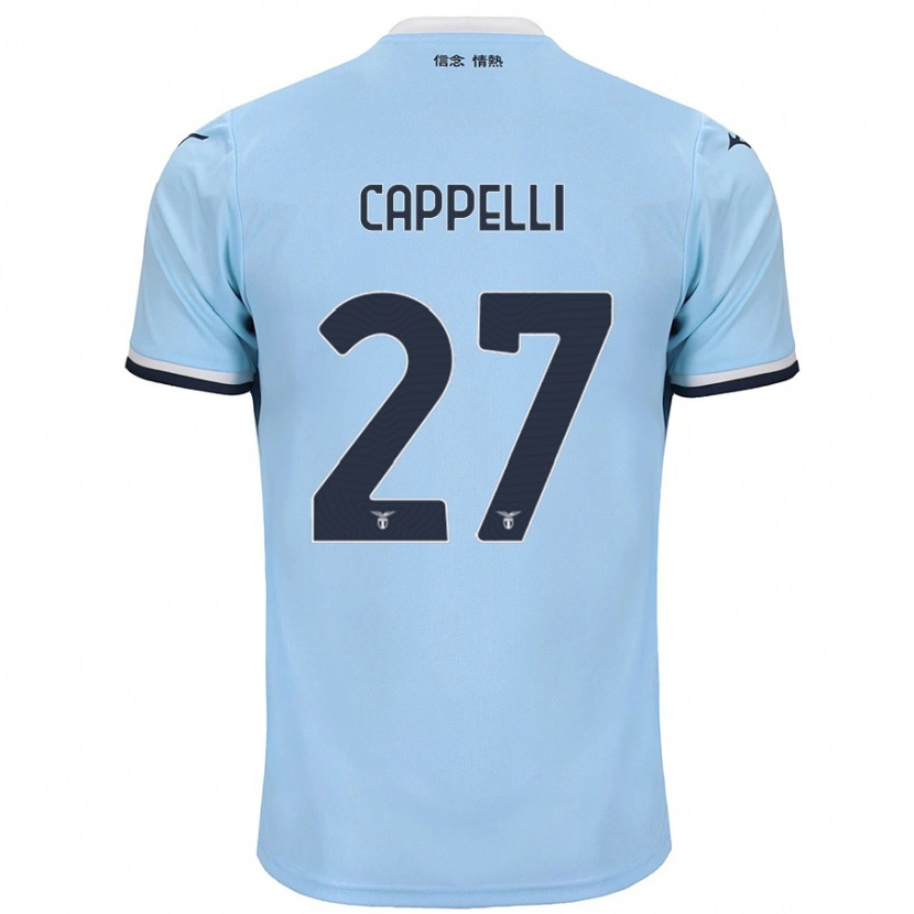 Danxen Niño Camiseta Tommaso Cappelli #27 Azul 1ª Equipación 2024/25 La Camisa México