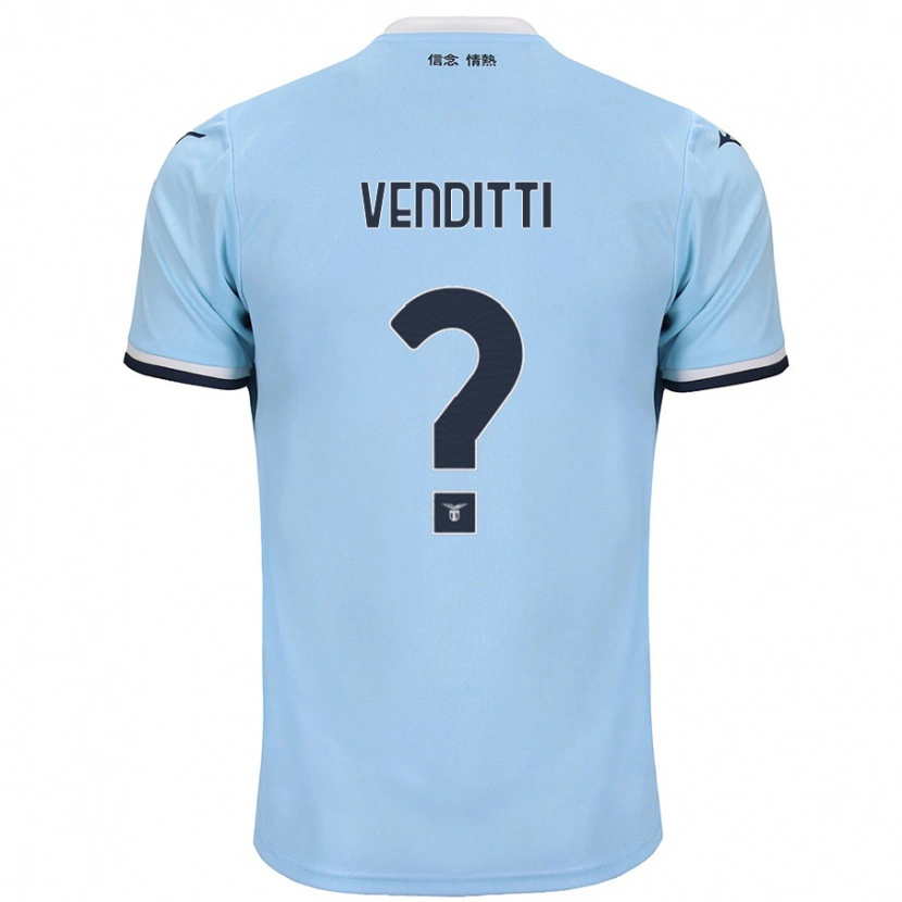 Danxen Niño Camiseta Pietro Venditti #0 Azul 1ª Equipación 2024/25 La Camisa México