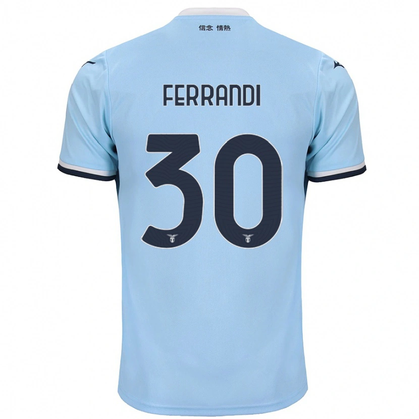 Danxen Niño Camiseta Giulia Ferrandi #30 Azul 1ª Equipación 2024/25 La Camisa México