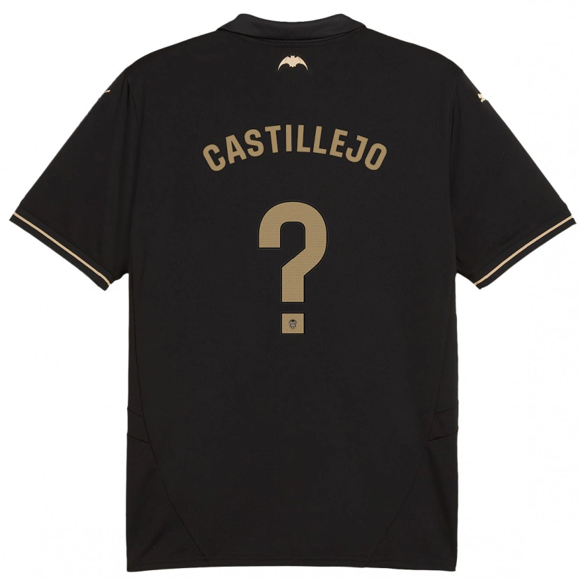 Danxen Niño Camiseta Samu Castillejo #0 Negro 2ª Equipación 2024/25 La Camisa México