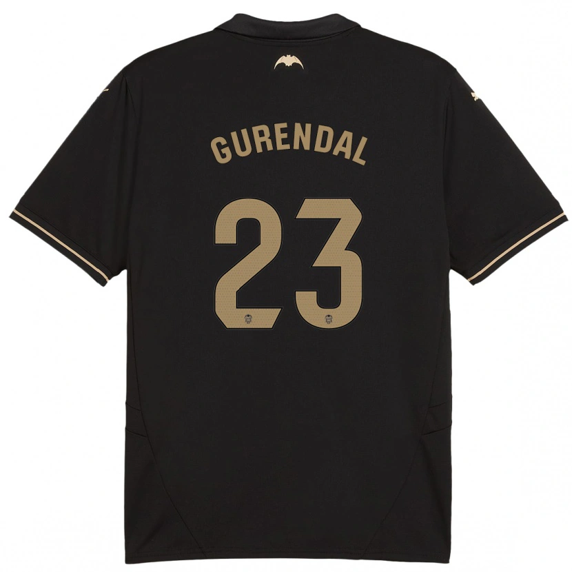 Danxen Niño Camiseta Alexander Gurendal #23 Negro 2ª Equipación 2024/25 La Camisa México