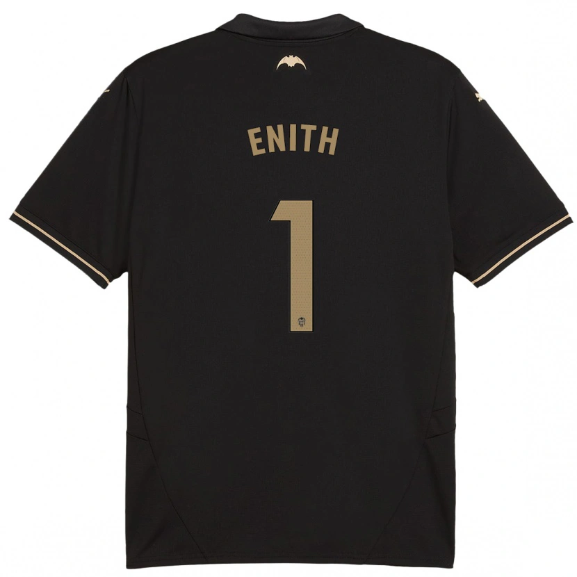 Danxen Niño Camiseta Enith #1 Negro 2ª Equipación 2024/25 La Camisa México