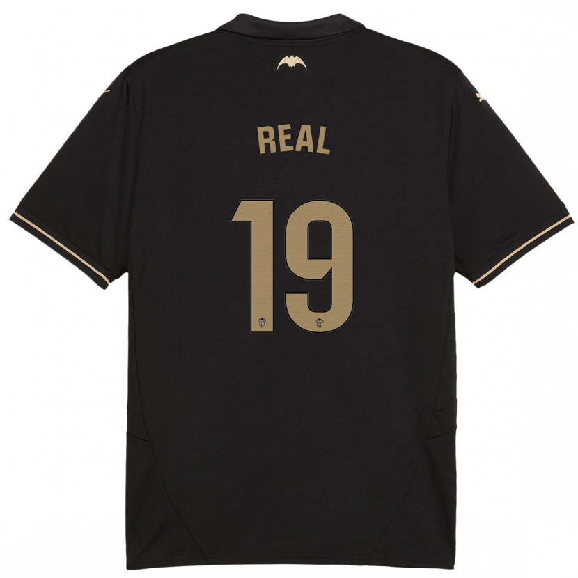 Danxen Niño Camiseta Kerlly Real #19 Negro 2ª Equipación 2024/25 La Camisa México