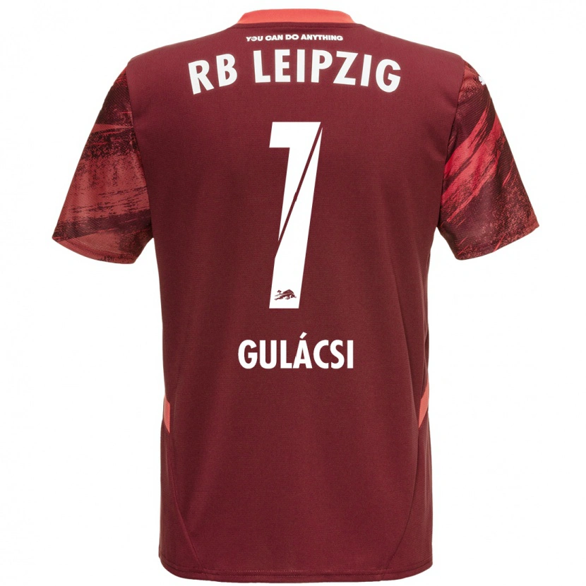 Danxen Niño Camiseta Péter Gulácsi #1 Borgoña 2ª Equipación 2024/25 La Camisa México