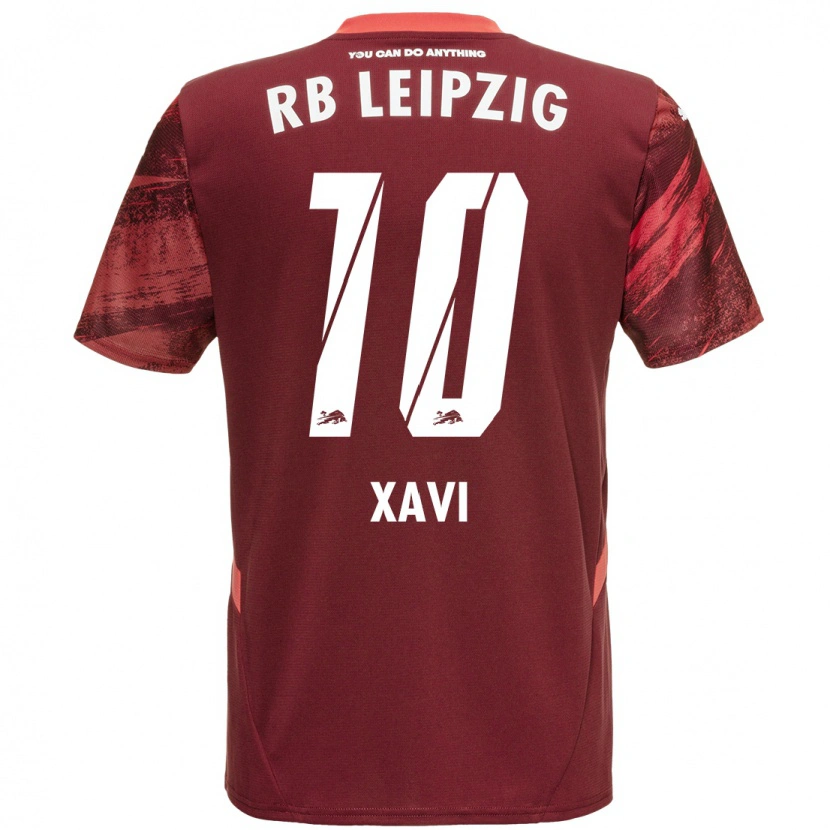 Danxen Niño Camiseta Xavi Simons #10 Borgoña 2ª Equipación 2024/25 La Camisa México