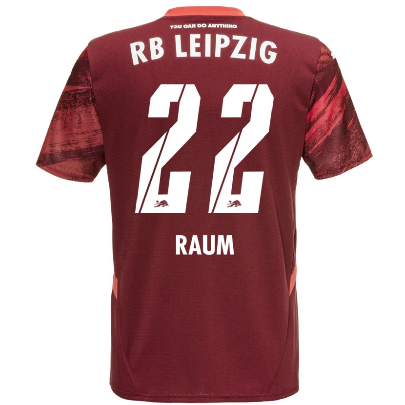 Danxen Niño Camiseta David Raum #22 Borgoña 2ª Equipación 2024/25 La Camisa México