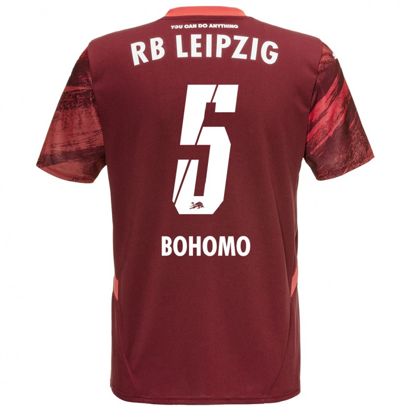 Danxen Niño Camiseta Allan Bohomo #5 Borgoña 2ª Equipación 2024/25 La Camisa México