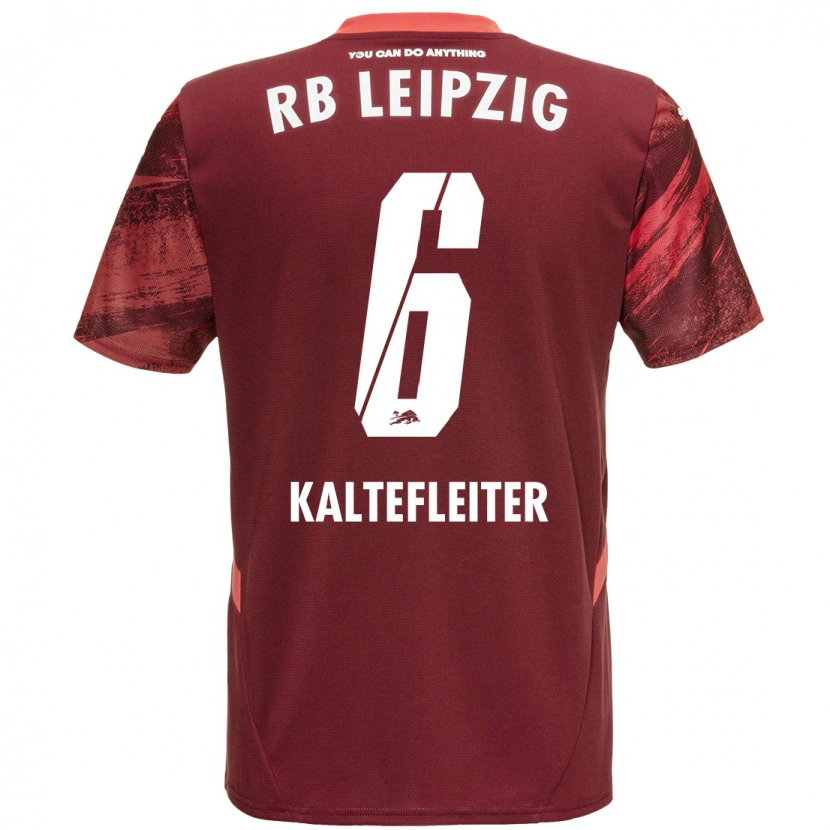 Danxen Niño Camiseta Benno Kaltefleiter #6 Borgoña 2ª Equipación 2024/25 La Camisa México