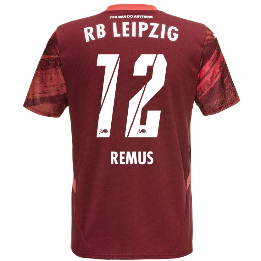 Danxen Niño Camiseta Niklas Remus #12 Borgoña 2ª Equipación 2024/25 La Camisa México