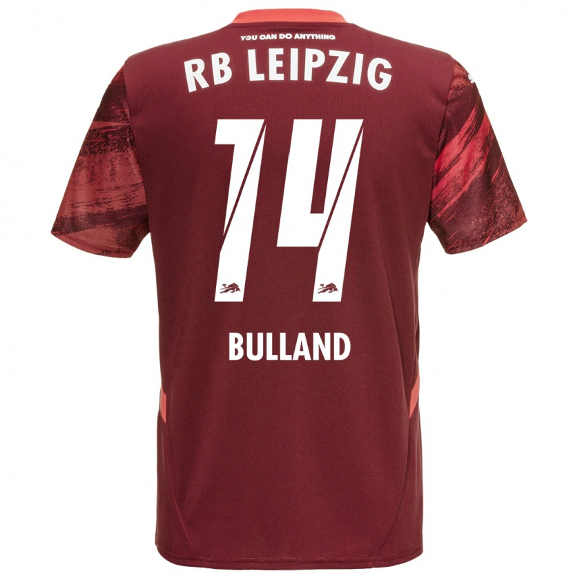 Danxen Niño Camiseta Anton Bulland #14 Borgoña 2ª Equipación 2024/25 La Camisa México