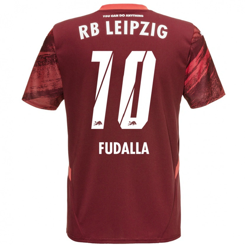 Danxen Niño Camiseta Vanessa Fudalla #10 Borgoña 2ª Equipación 2024/25 La Camisa México