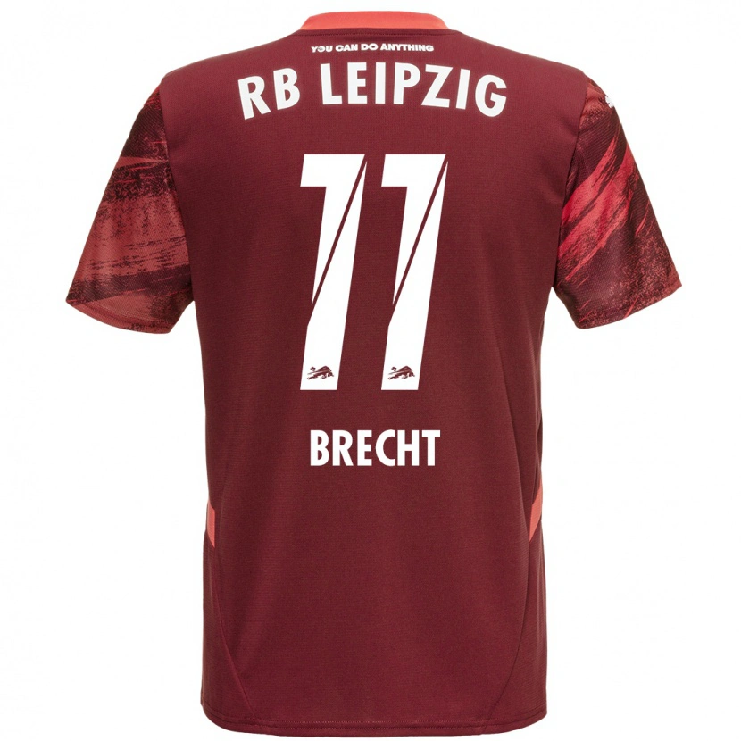 Danxen Niño Camiseta Barbara Brecht #11 Borgoña 2ª Equipación 2024/25 La Camisa México
