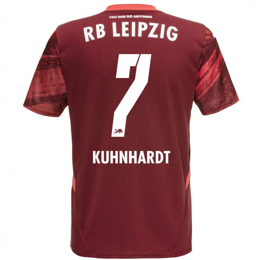 Danxen Niño Camiseta Paul Kühnhardt #7 Borgoña 2ª Equipación 2024/25 La Camisa México
