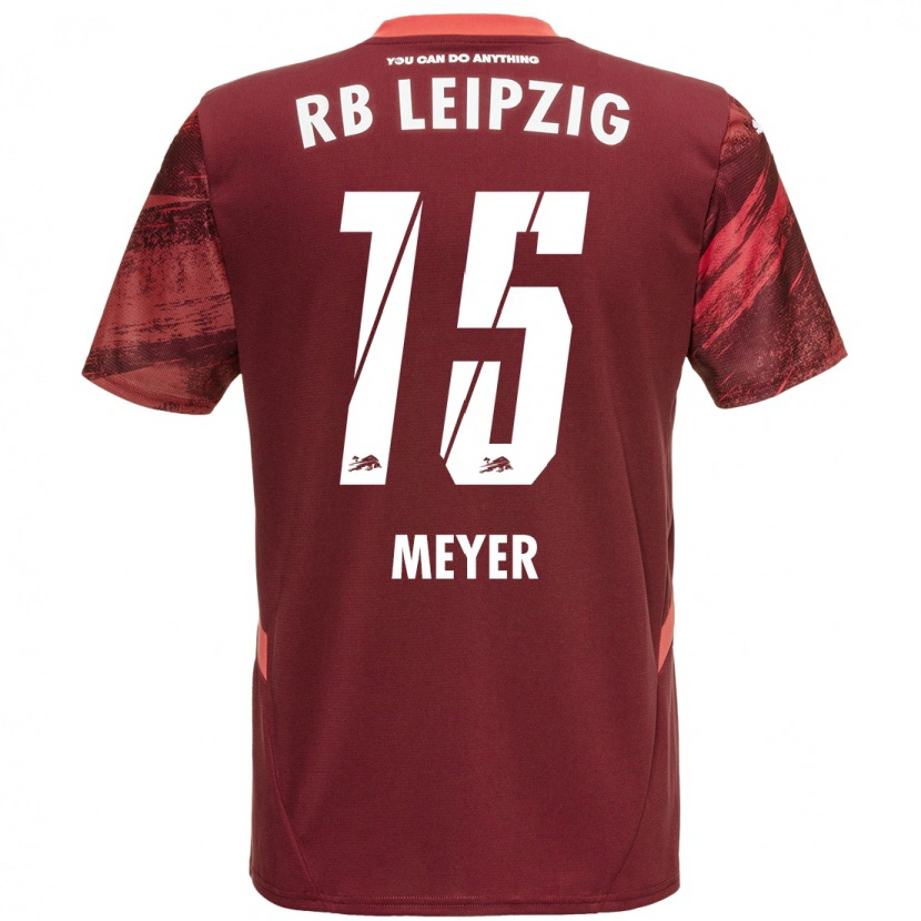 Danxen Niño Camiseta Tim Meyer #15 Borgoña 2ª Equipación 2024/25 La Camisa México