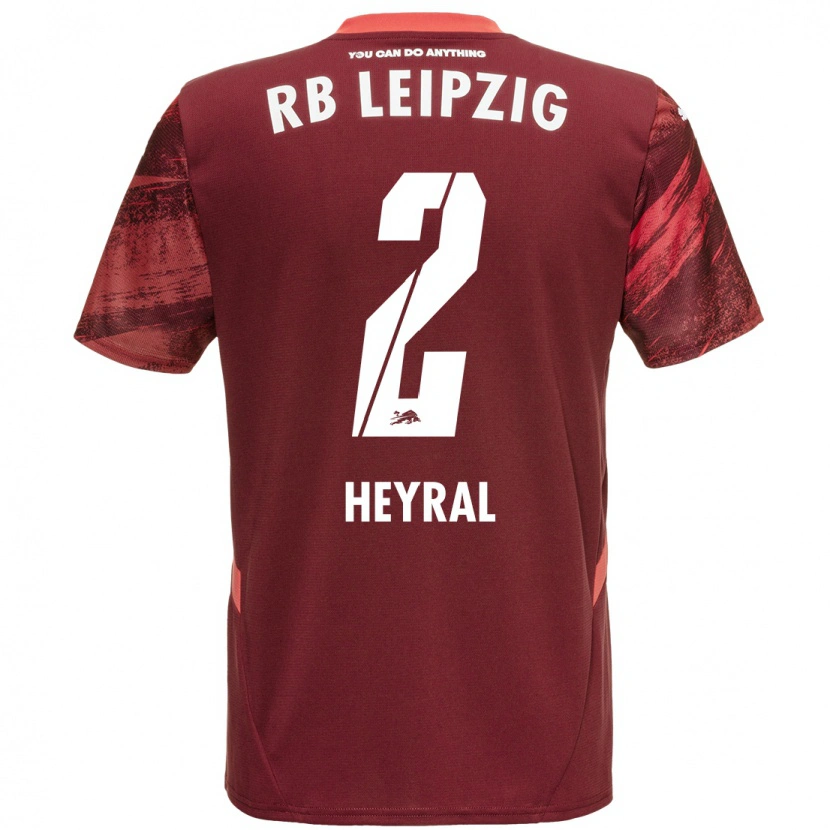 Danxen Niño Camiseta Neo Heyral #2 Borgoña 2ª Equipación 2024/25 La Camisa México