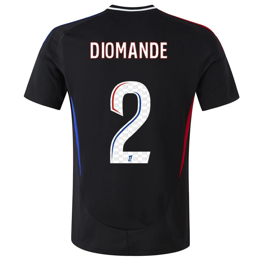 Danxen Niño Camiseta Sinaly Diomandé #2 Negro 2ª Equipación 2024/25 La Camisa México