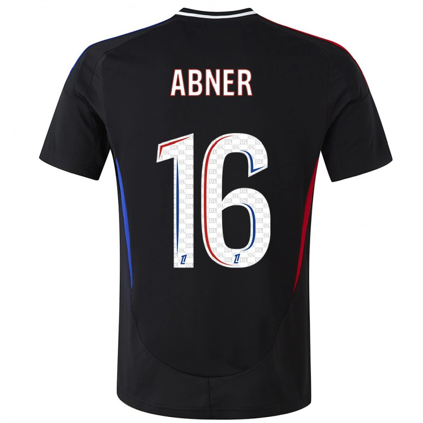 Danxen Niño Camiseta Abner #16 Negro 2ª Equipación 2024/25 La Camisa México