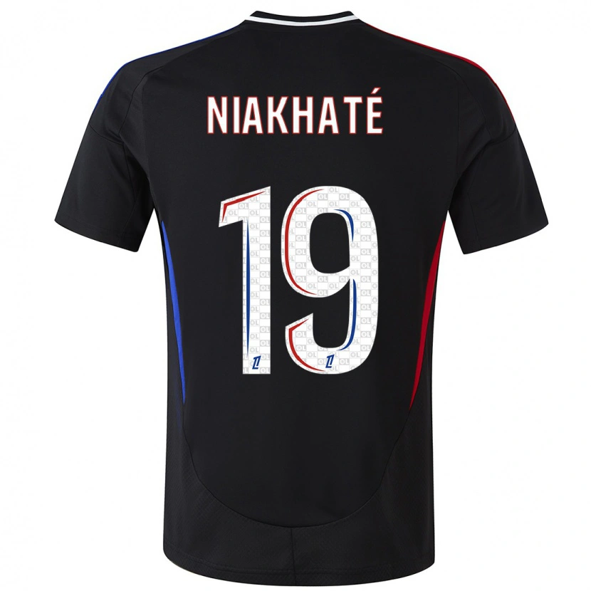 Danxen Niño Camiseta Moussa Niakhaté #19 Negro 2ª Equipación 2024/25 La Camisa México