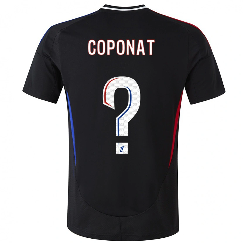 Danxen Niño Camiseta Lilian Coponat #0 Negro 2ª Equipación 2024/25 La Camisa México