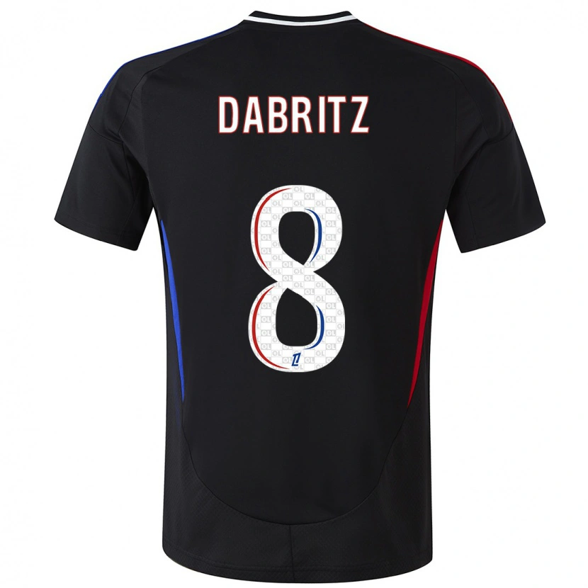 Danxen Niño Camiseta Sara Däbritz #8 Negro 2ª Equipación 2024/25 La Camisa México