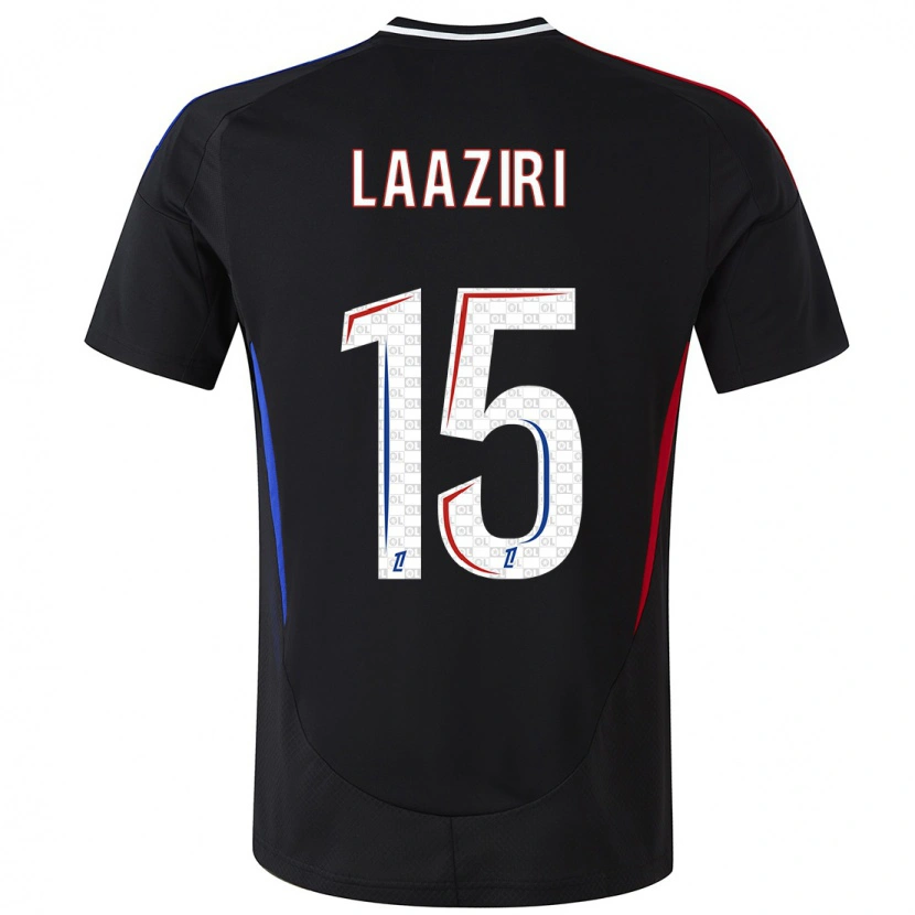 Danxen Niño Camiseta Achraf Laâziri #15 Negro 2ª Equipación 2024/25 La Camisa México