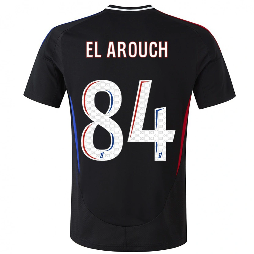 Danxen Niño Camiseta Mohamed El Arouch #84 Negro 2ª Equipación 2024/25 La Camisa México
