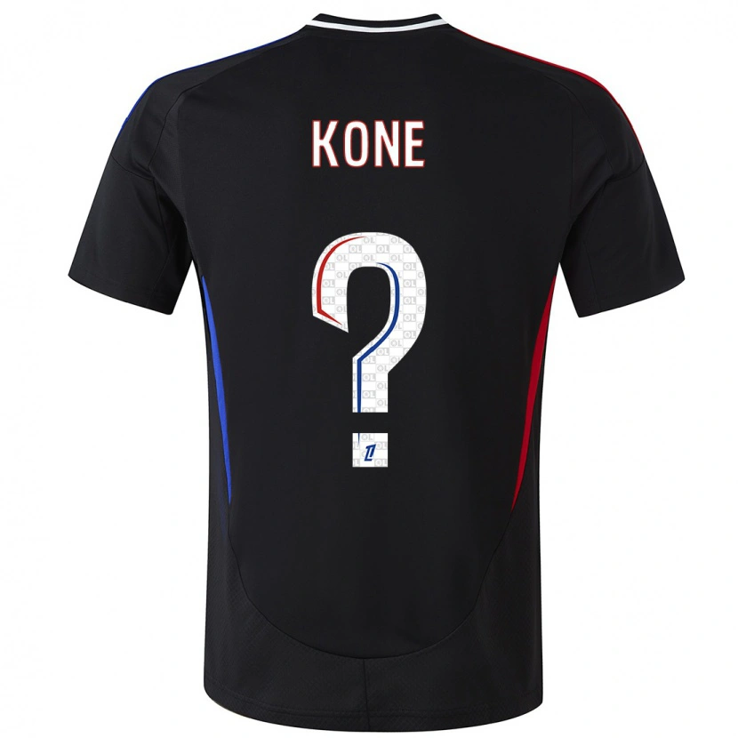 Danxen Niño Camiseta Youssouf Kone #0 Negro 2ª Equipación 2024/25 La Camisa México