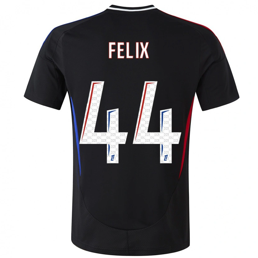 Danxen Niño Camiseta Marley Felix #44 Negro 2ª Equipación 2024/25 La Camisa México