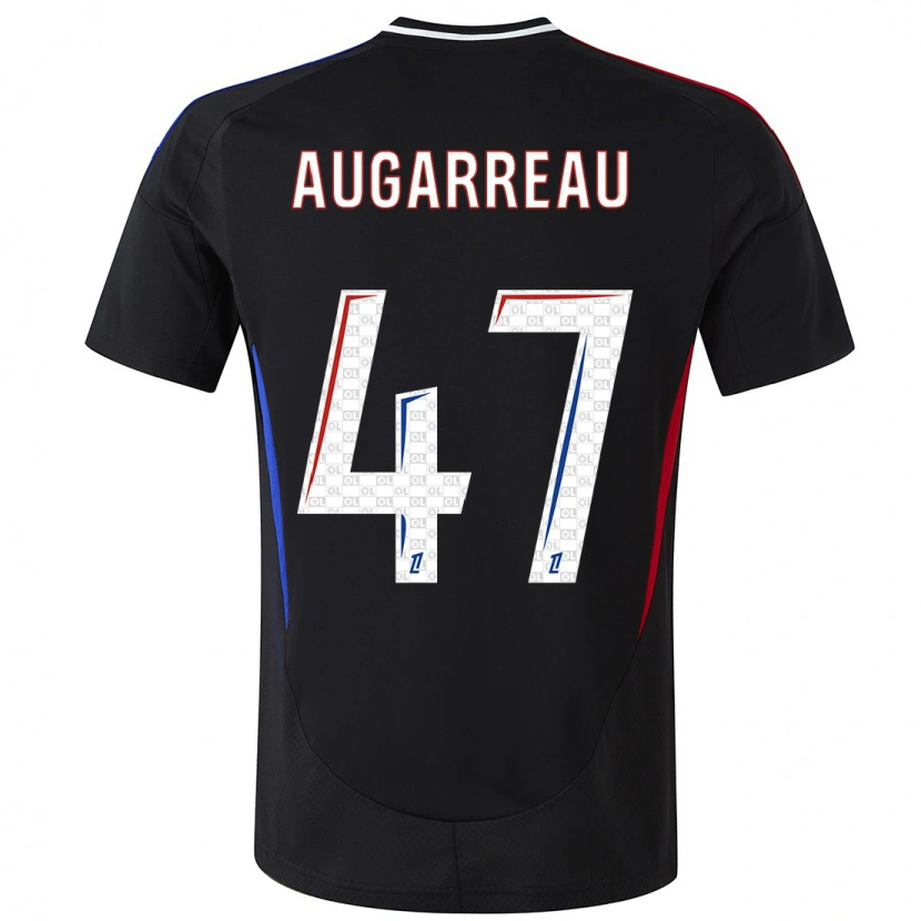 Danxen Niño Camiseta Sofiane Augarreau #47 Negro 2ª Equipación 2024/25 La Camisa México