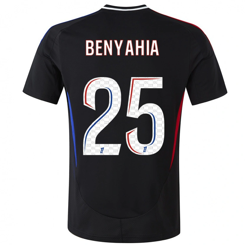Danxen Niño Camiseta Ines Benyahia #25 Negro 2ª Equipación 2024/25 La Camisa México
