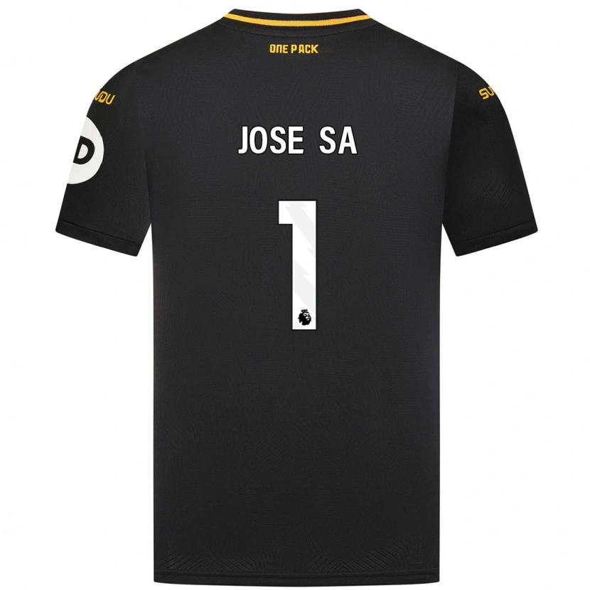 Danxen Niño Camiseta José Sá #1 Negro 2ª Equipación 2024/25 La Camisa México